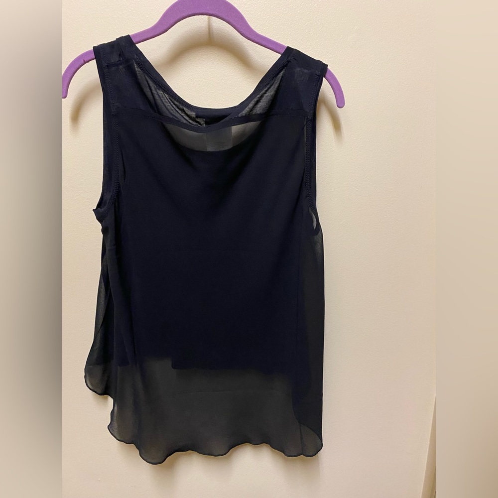 BCBG black cotton high low top